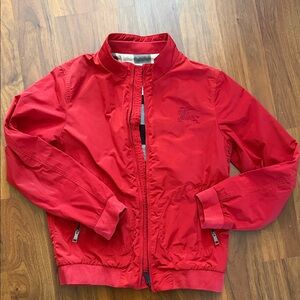 Burberry Red Bomber Jacket size 12Y